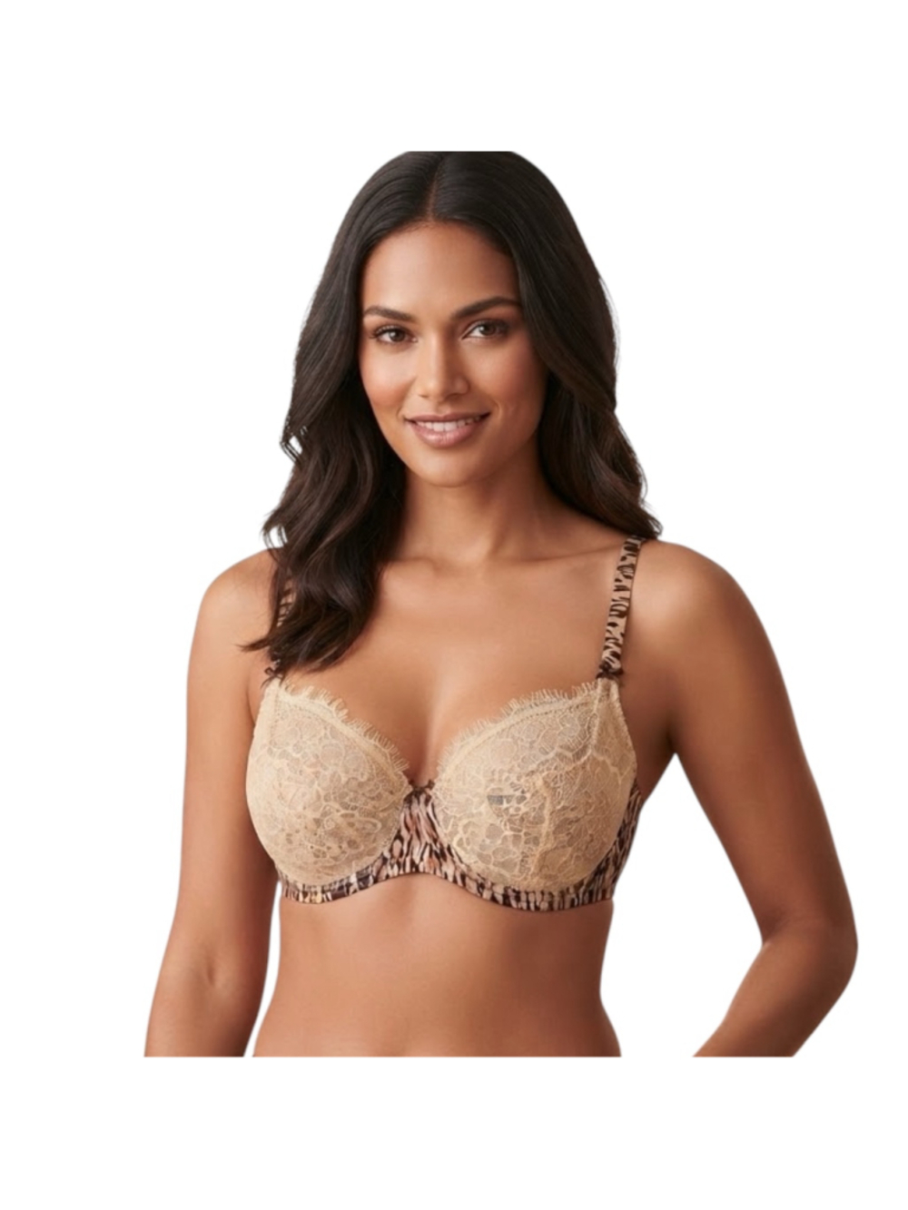 Victoria’s Secret Lace Leopard Print Underwire Bra 34DDD
